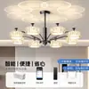 Lustre retrô estilo americano para sala de estar, novo modelo 2026, design de luxo leve italiano, luminária principal de cristal de alta qualidade, conjunto completo para toda a casa
