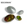 Platina Kaman Oval Revestimento Eletrodepositado Cor Brilhante Que Muda de Cor Sultanita Pedra Solta Acessórios para Joias Nail Art Strass Fábrica Atacado