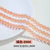 Cuentas Sueltas de Vidrio Transparente de 8-10 mm Material para Pulsera Collar Hecho a Mano DIY Se Venden en Cuentas de Vidrio Enteras Al Por Mayor