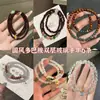 Pulseras Multicapa Estilo Chino 9 Pulseras de Perlas Exquisitas Étnicas Retro Estilo Chino Nuevo Ins Apilables Primavera y Verano 2025