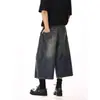 Moda Masculina de Verão de Marca Independente 2026: Jeans Reto Estiloso e Confortável, Versátil para o Dia a Dia, Calças Pantalona Cropped em Estoque
