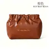 Bolsa de Maquiagem Plissada de Alto Valor Portátil Pequena Portátil à Prova d'Água de PU Bolsa de Armazenamento de Artigos de Higiene Pessoal Bolsa de Maquiagem Portátil com Abertura