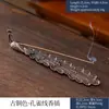 Accesorios para quemador de incienso de calabaza directo de fábrica Portainciensos multifuncional Plato de incienso de línea flor de loto Quemador de incienso de aleación incienso