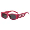 Gafas de Sol de Letras de Moda Estilo Americano, Protección Solar, Protección UV, Gafas de Calle de Influencer de Moda, Versátiles