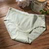 Ropa interior de algodón para bebés de clase A, de algodón con burbujas para mujer, antibacteriana de grado 5A, transpirable, de cintura media.