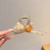 Pinza para el pelo de celebridad de internet para primavera y verano, nuevo clip grande de tiburón, pasador para cabello con mucho volumen, pinza simple para la parte posterior de la cabeza, accesorios para el cabello, tocado