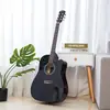 Guitarra de 41 polegadas toda em madeira Basswood Madeira fosca Guitarra de madeira Atravessando fronteiras Clube de piano Atacado Guitarra folk atacado