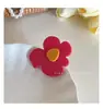 Pinza para el Cabello Flor de Dopamina 2026 Nuevo Lindo y Dulce Pinza de Pato Accesorio para la Frente Pinza para el Flequillo Accesorio para el Cabello para Mujeres