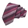 Bestseller transfronterizo, corbata estrecha para hombre de 6 cm, corbata de rayas casual, corbata para hombre hecha a medida, al por mayor en stock, muestra disponible en 7 días