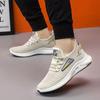 Zapatillas de deporte tejidas a la moda para hombre, nuevas zapatillas de correr informales y transpirables de primavera y otoño, zapatos de moda coreanos, comercio exterior al por mayor