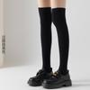 Calcetines hasta la pantorrilla para mujer Otoño e Invierno Calcetines de algodón puro Calcetines de presión adelgazantes para pierna para mujer Jk Calcetines hasta media pantorrilla Calcetines por encima de la rodilla blancos y negros Calcetines Zhuji al por mayor