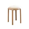 Banqueta de Plástico Doméstica Espessada Empilhável Banqueta Macia Moderna Simples Sala de Estar Mesa de Jantar Banco Alto Cadeira Reserva
