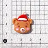 Casa Rosa Navideña de Dibujos Animados Pegamento de Crema Materiales DIY Hechos a Mano Funda Casera para Teléfono Móvil Pasador Joyería Resina Pequeños Accesorios