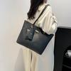 Bolso Tote Simple de Gran Capacidad Estilo Coreano Primavera 2025 Nicho Nueva Moda Bolso de Mano para Viaje Textura Bolso de Hombro