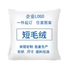 Fundas de almohada transfronterizas personalizadas para promoción corporativa, impresas con imágenes proporcionadas, cojines de regalo promocionales super suaves de algodón y lino