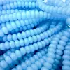 Pulsera de cuentas de ábaco 5*8mm al por mayor accesorios de cuentas sueltas material de cuentas materia prima no se decolora vidrio de cristal hecho a mano DIY