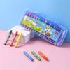Barra de pintura al óleo hexagonal de color, 12-36 colores, caja de polipropileno, lavable, crayón para niños, pincel, herramientas de pintura, bolígrafo de grafiti