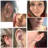 Liga de Titânio G23 Zircônia Unha Labial Unha do Nariz Liga de Titânio G23 Unha da Orelha Unha do Osso da Orelha Joia para Piercing