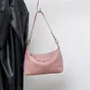 Bolsa Longchamp de Couro Genuíno Mais Vendida para Mulheres, Bolsa de Ombro Hobo de Couro Bovino de Primeira Camada, Bolsa Transversal Elegante de Grande Capacidade para Vendas Transfronteiriças