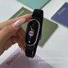 Fivela Magnética de Metal Alça de Nylon Tira Tecida Adequada para Xiaomi Mi Band 8 9 10 Mi10 Pulseira de Velcro