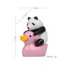Pato de Montar, Panda Gigante Sólido, Jardinería Estéreo, Adornos Creativos, Muñecas de Caja Sorpresa Gashapon, Regalos de Escritorio