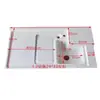 Encimera de Piedra de Cuarzo Lavabo Lavadero Gabinete para Lavadora Lavabo Integrado con Tabla de Lavar Lavadero Yangmai Taibao