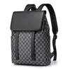 Mochila de novo estilo, casual de negócios, grande capacidade, adequada para viagens de negócios, deslocamento e viagens, estilosa, resistente ao desgaste, mochila masculina leve