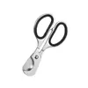 Tijeras para puros de plástico portátiles tijeras para puros de doble hoja cuchillo para puros de acero inoxidable cabeza redonda afilada fabricantes venta al por mayor en stock