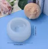 Venda Quente Transfronteiriça Série de Natal Sino Redondo Meias Velho em Relevo Aromaterapia Gesso Vela Decoração Molde de Silicone
