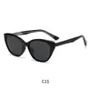 Gafas de Sol de Alta Gama para Mujer en Stock Transfronterizas, Protección Solar, Protección UV, Gafas de Sol de Aspecto Natural, Gafas de Sol Polarizadas con Patillas Planas TR