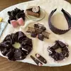 Scrunchie Floral Estilo Coreano para Mulheres, Especificamente para Penteados de Coque, Acessório de Cabelo com Elástico de Alta Qualidade