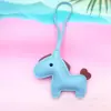 Nuevo Colgante de Bolso Miu Cherry Pony Accesorios de Muñeca de Cuero Colgante de Cordón Casual Colgante para Llavero de Coche