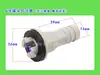 Conector de drenaje unidad exterior aire acondicionado salida de agua boquilla de drenaje codo de fuga de agua de condensado tapón de plástico conector de tubería de agua