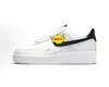 Zapatillas Air Force One de caña baja, unisex, zapatillas deportivas casuales clásicas blanco puro, directo de la fábrica de origen, disponibles para dropshipping