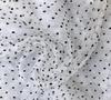 Tejido de Organza con Malla y Corte de Hilo de Burbuja Tridimensional Vestido de Novia Voluminoso Ropa para Muñecas Ropa Infantil Lolita