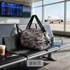 Bolsa de Compras Dobrável Verde Japonesa Viagem Ombro Portátil Espessada Bolsa de Compras de Vegetais Supermercado Bolsa Verde Bolsa de Transporte 210D