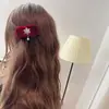 Pente de Cabelo com Pingente de Pérola e Floco de Neve em Pelo de Vison de Alta Qualidade para Franja, Grampo para Cabelos Soltos, Pente Reverso para Mulheres, Acessório de Cabelo para Outono e Inverno
