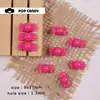 Cadena de Caramelos Cuadrados de Colores para Teléfono Móvil, Joyería, Pulsera, Hecho a Mano, Cuentas DIY, Bolsa de Cuentas Sueltas, Collar Colgante, Accesorios de Joyería para el Cabello