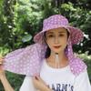 Chapéu de sol de verão feminino chapéu de sol ao ar livre debaixo da terra para fazer trabalho agrícola chapéu de colheita de chá chapéu de viagem para andar de bicicleta montanhismo chapéu de sol