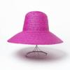 Sombrero de paja de ala ancha tipo cuenco de paja colorido nuevo para Primavera y Verano, protección solar para viajes al aire libre, parasol, sombrero de paja de ala ancha grande para playa