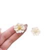 Pendientes de camelia para mujer, ligeros, lujosos, de alta gama, estilo nicho, primavera 2025, suaves y elegantes.