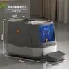 Bandeja para Gatos Totalmente Cerrada de Acero Inoxidable Extra Grande, Inodoro para Gatos Anti-Salpicaduras con Valla Elevada y Tapa abatible, Suministros para Mascotas Gatos