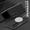 Funda protectora para teléfono de comercio exterior Samsung ZFold7ultra aplicable en Corea, modelo nuevo de gama alta con tacto similar a la piel y funda de cuero curvada