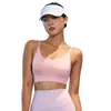 Nuevo estilo de sujetador deportivo para mujer con hermoso diseño en la espalda, chaleco deportivo a prueba de impactos de alta intensidad, top de yoga ajustado, sujetador de fitness