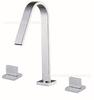 Grifo para Lavabo Dividido Kaiping Youjia Baño Cromado Juego de Tres Piezas Grifo para Lavabo Frío y Caliente 3677