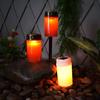 Luces Solares para Cementerio, Velas LED Impermeables para Exteriores, Usadas para Honrar Tumbas, Luces Eternas Insertadas en el Suelo para Halloween