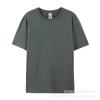 Camiseta de Algodón Puro Estilo Americano Talla Grande Europea Hecha a Medida para Hombres y Mujeres, Cuello Redondo, Corte Holgado, Camiseta de Color Sólido, Camiseta Publicitaria Cultural Estampada de Manga Corta, Estilo Europeo y Americano