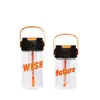 Valor facial líquido Copo de água prático novo portátil portátil portátil copo alta aparência grande capacidade com separador de chá resistente a quedas xícara de café