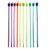 Baston de pegamento de resina transparente para niños aprendizaje de lectura punto de lectura bastón de enseñanza para maestros lectura con el dedo bastón de tutor artefacto 30cm