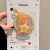 Gato Vilão Estrela de Desenho Animado Adequado para Suporte Magnético Magsafe com Forte Adsorção e Airbag Retrátil para Mesa
